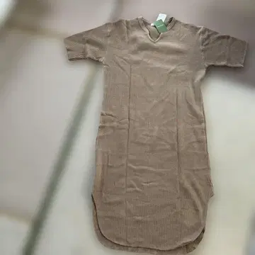 새상품 FREAK'S STORE 베이지 반팔 원피스 F