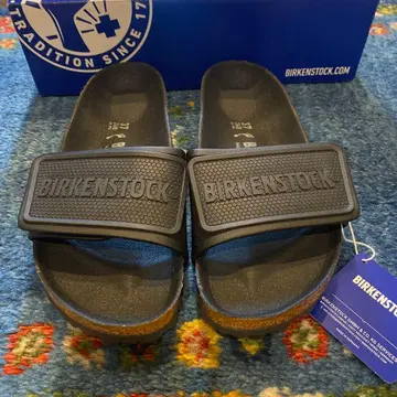 버켄스탁 BIRKENSTOCK 블랙 샌들 37 택 포함 미사용 새상품