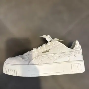 [새상품급] PUMA 푸마 CARINA 캐리나 화이트 계열 23cm 통굽