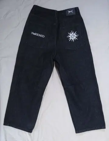NOREMID 와이드 배기 데님 청바지