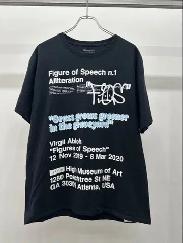 Virgil Abloh x MCA Figures of Speech 티셔츠