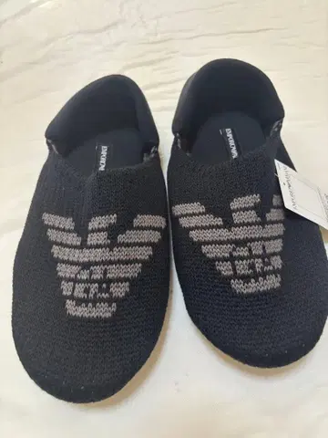 엠포리오 아르마니 슬리퍼 블랙/그레이