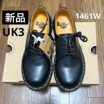 [ 미사용 새상품 ] 닥터마틴 1461W 3홀 블랙 UK3