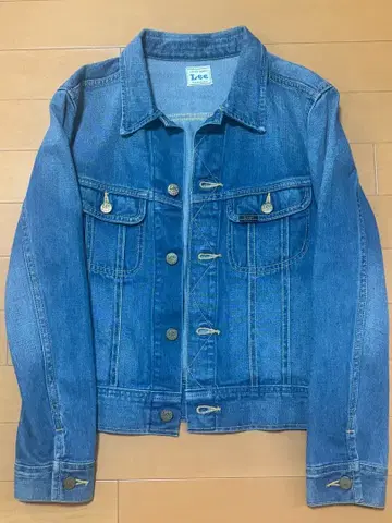 Lee 데님 자켓 짧은 기장 구제 의류