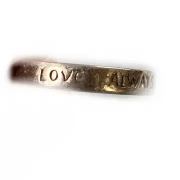 [실버 925 ] LOVE ALWAYS 반지 silver 각인