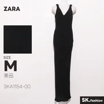 새상품급 ZARA 맥시 길이 슬리브리스 스트레치 스트랩 원피스 결혼식