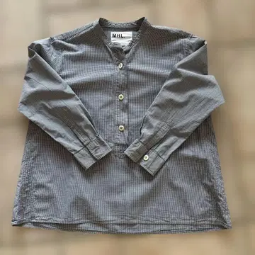 MHL, 체크 무늬 긴팔 셔츠 (칠부 소매)