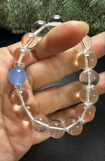 클리어 아쿠아마린 팔찌