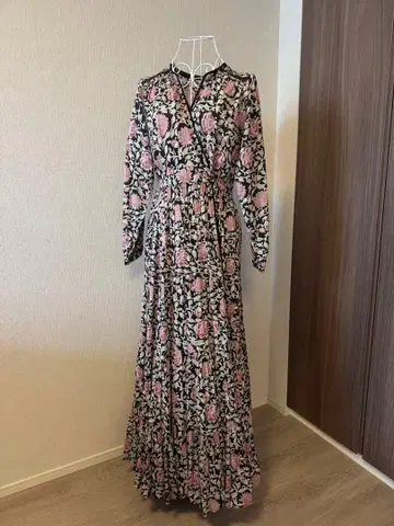 베르니카 VELNICA 플라워 프린트 롱 원피스