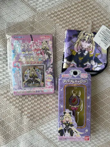 명탐정 프리큐어 티어 아르카나 낚싯대 씰 컬렉션 미니 타월 3종