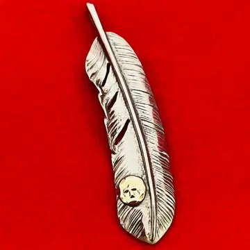 고로즈 금 이글 메탈 부착 특대형 페더
