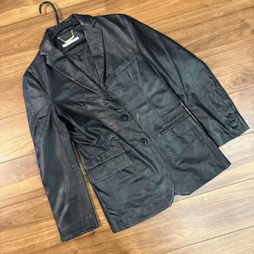 새상품급 빔즈 라무 가죽 자켓 블랙 S 양가죽 테일러드