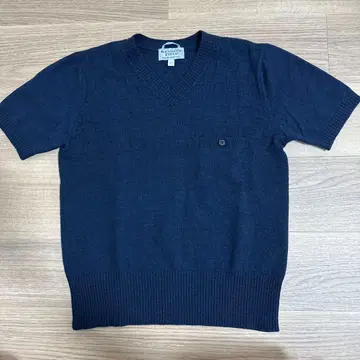 KENNETH FIELD 케네스필드 니트 네이비 M 일본제 새상품급