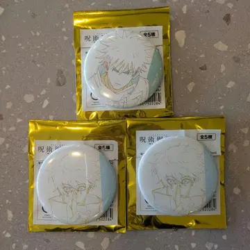 애니메이션 주술회전전 캔뱃지 고죠 사토루 후시구로 메구미