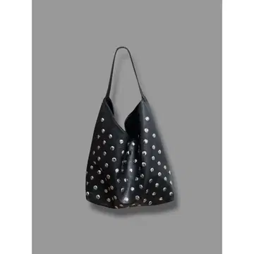 STUDS PU LEATHER SHOULDER BAG 3237B