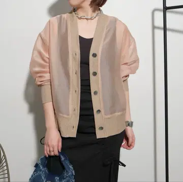 palmRICHE 시스루 가디건