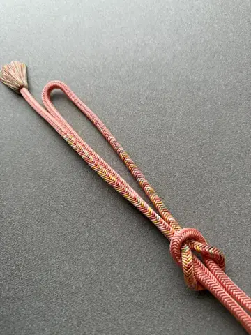 허리띠 양각조 살몬 핑크 컬러풀