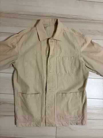 무인양품 나무 열매에서 만든 카포크 혼방 커버올 신사 M 생지