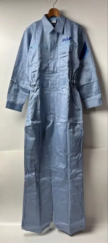 레어 ANA 전일공 작업복 작업복 오버롤 스카이블루 라이트 블루 A6