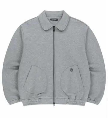 COYSEIO 038 ROUND TRACK ZIP-UP MELANGE