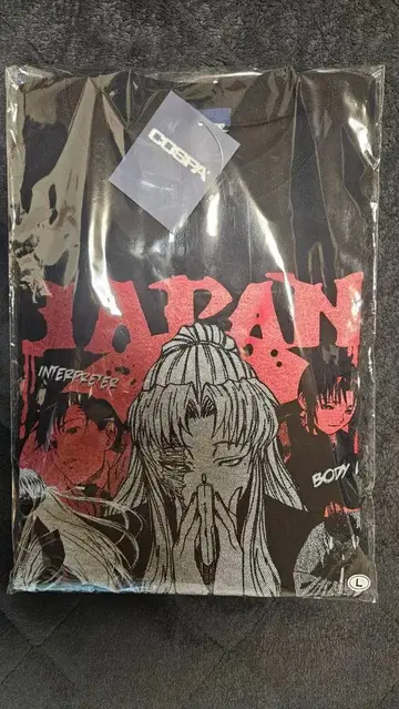 미사용 새상품 BLACKLAGOON, 장미 라이카 T셔츠