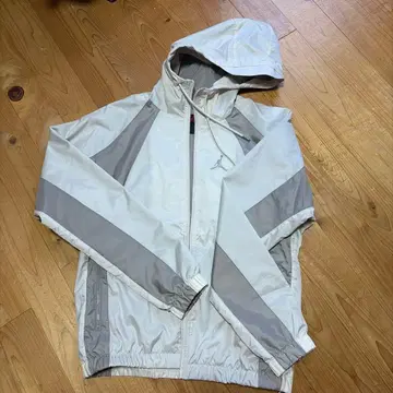 Jordan 나일론 자켓 화이트/그레이