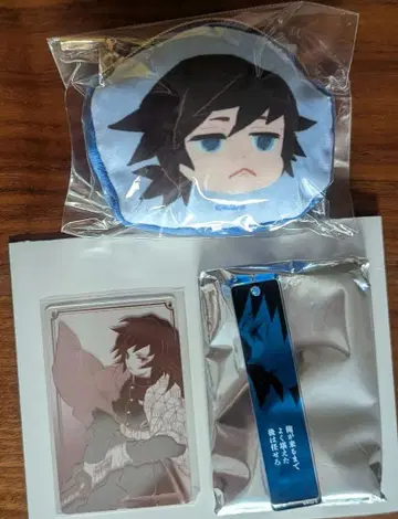 귀멸의 칼날 점프샵 박 카드 스틱 키링 파우치 토미오카 기유