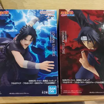 NARUTO 우치하 사스케 우치하 이타치 피규어 2체 세트