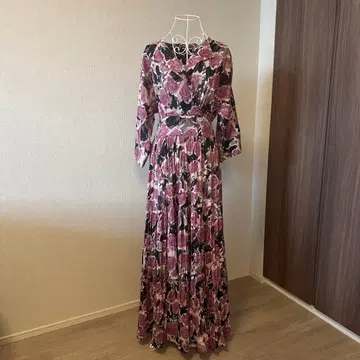 베르니카 VELNICA 플라워 프린트 롱 원피스