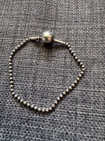 Pandora 925 각인 볼 체인 팔찌