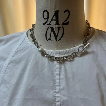Rim silver 목걸이