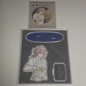 귀멸의 칼날 모크텔 바 일일 디저트 아크릴 스탠드 캔뱃지 토미오카 기유