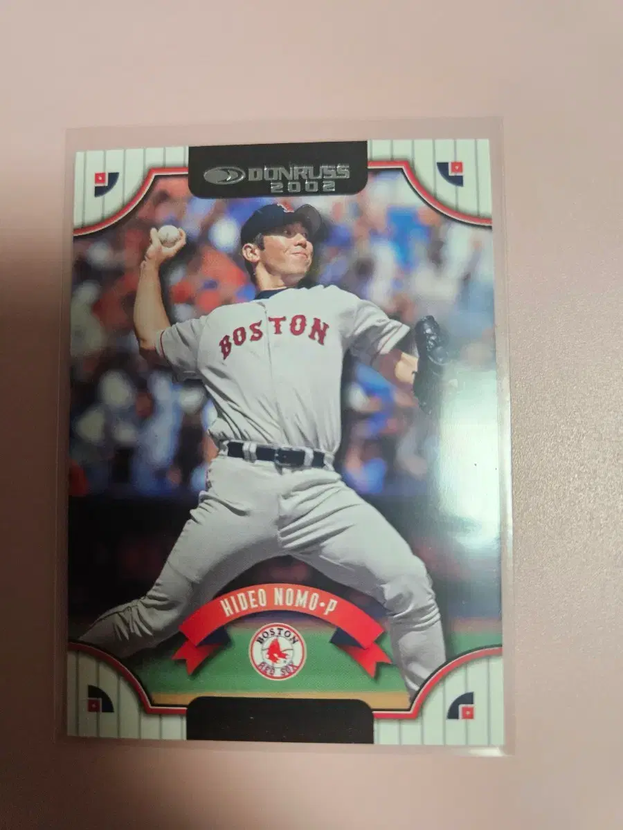 노모 히데오 2002 Donruss base 카드