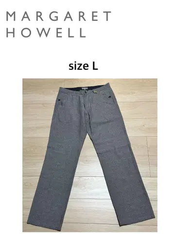 MARGARET HOWELL 마가렛호웰 그레이 슬랙스 L