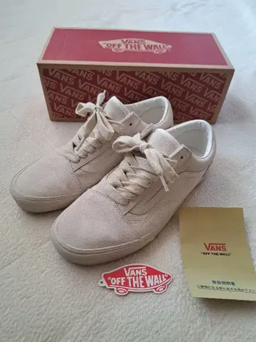 VANS USA 올드스쿨 마쉬멜로우 화이트 올 스웨이드 새상품급