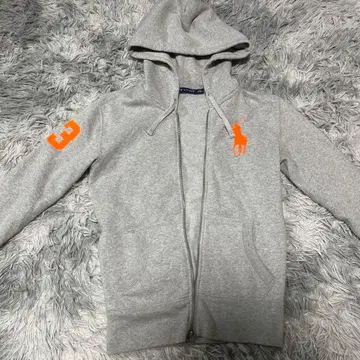 00s archive 빅 포니 지퍼 후드티 y2k swag 크롭 기장