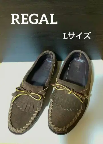 리갈 (REGAL) 모카신 슈즈 스웨이드 소재 L