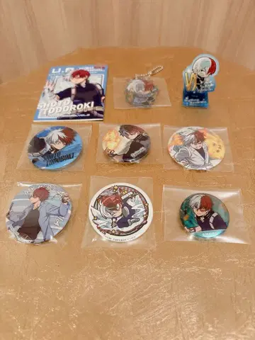 나의 히어로 아카데미아 토도로키 쇼토 캔뱃지 아크릴 스탠드 키체인 메모장