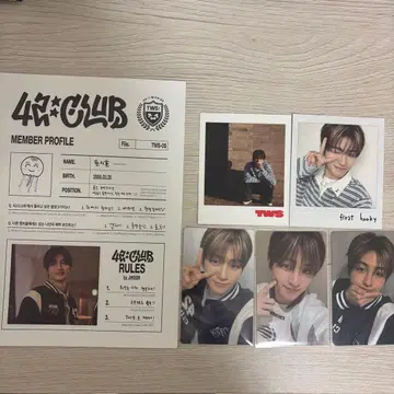 TWS 투어스 지훈 42:CULB 트레이딩 카드