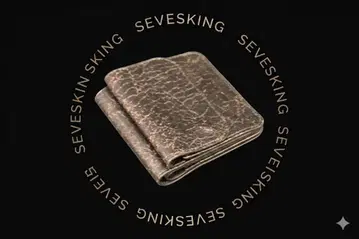 seveskig 세브시그 샘플 이단 접이식 가죽 지갑