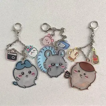 치이카와(먼작귀) 리플렉터 참 하치와레 모몽가 밤만쥬 시마무라