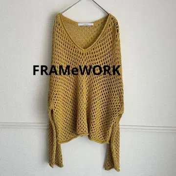 FRAMeWORK 프레임워크 메쉬 니트 풀오버