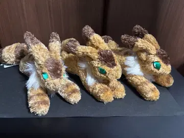 천공의 성 라퓨타 여우 봉제 인형 스튜디오 지브리 모후모후 3개