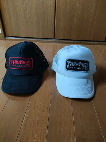 THRASHER 메쉬 캡 2종 세트