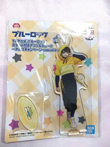 [새상품] 호락시 나마코 한정판 스탠드 포함 아크릴 플레이트 블루 록