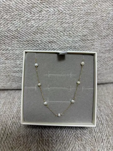 TSUTSUMI k10 골드와 담수 펄 팔찌