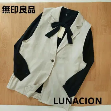 새상품 무인양품 실크코튼 보타이 셔츠 LUNACION 베스트 세트 판매