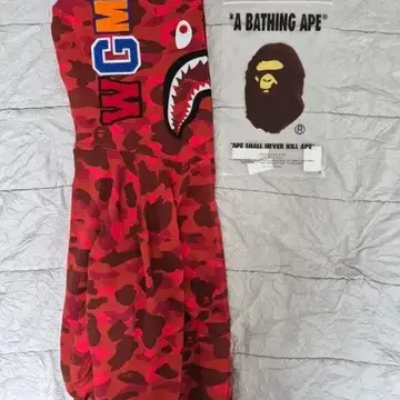A Bathing Ape 레드 카모 후드집업 | 브랜드 중고거래 플랫폼, 번개장터