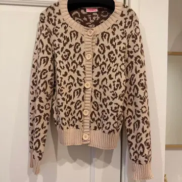 kate spade 레오파드 무늬 가디건