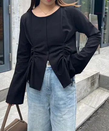 [ CAPRICIEUX LEMAGE ] 드로스트 리브 T셔츠